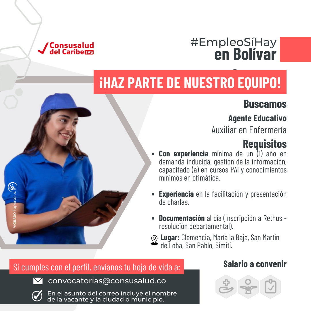 Vacante AE Bolívar- Octubre